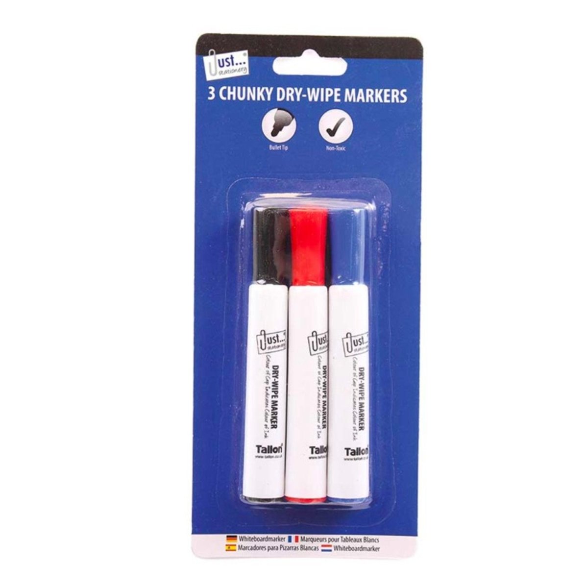 Chunky Dry-Wipe Markers (3 Assorted) - PoundToys